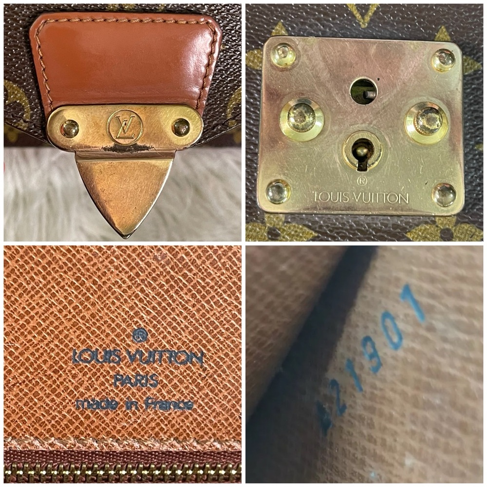 Authentic LOUIS VUITTON Monogram Monceau Bag - Picture 5 of 16